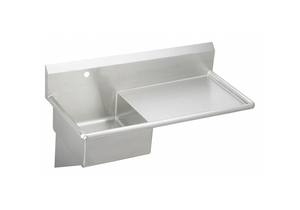 UTILITY SINK SS 10 H 49-1/2 L 24 W by Elkay UTILITY SINK SS 10 H 49-1/2 L 24 W by Elkay