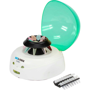 D1008 EZEE MINI-CENTRIFUGE, 8-PLACE 1.5/2.0ML MICROTUBE ROTOR AND PCR ROTOR, GREEN by Scilogex, LLC