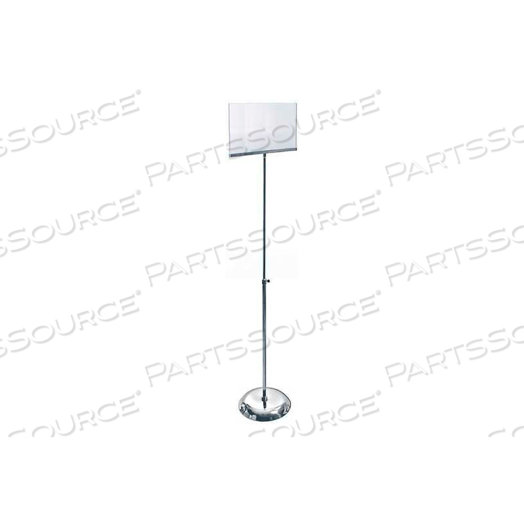 CLEAR ACRYLIC SIGN HOLDER W/ STAND, 11" X 8.5", PLASTIC,1 PIECE by Azar International