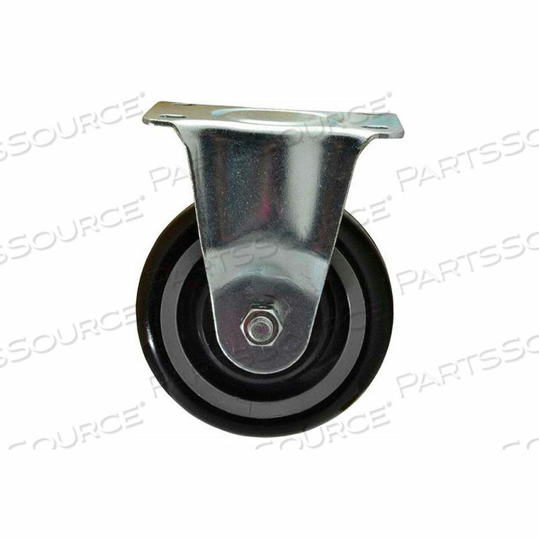 LIGHT/MEDIUM DUTY RIGID CASTER - POLYURETHANE WITH POLYETHYLENE CENTER - 5" DIA. by Fairbanks Scale LIGHT/MEDIUM DUTY RIGID CASTER - POLYURETHANE WITH POLYETHYLENE CENTER - 5" DIA. by Fairbanks Scale