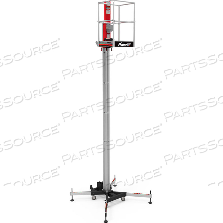 POWERLIFT PL20 MAINTENANCE PLATFORM WITH OUTRIGGER BASE 67"L X 64"W X 72"H 350 LBS CAPACITY 