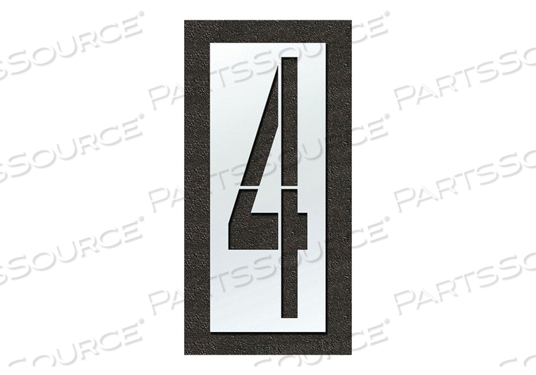 AIRPORT PAVEMENT STENCIL 4 120 IN by RAE Products & Chemicals Corp.