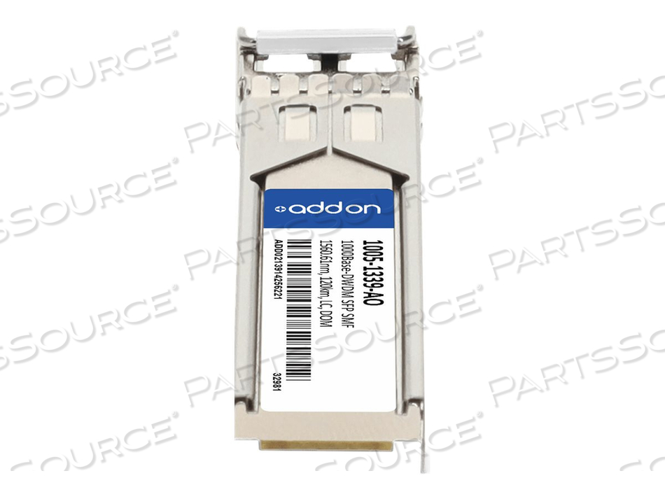 ADDON, SFP (MINI-GBIC) TRANSCEIVER MODULE (EQUIVALENT TO: OPTELIAN 1005-1339), GIGE, 1000BASE-DWDM, LC SINGLE-MODE, UP TO 74.6 MILES, 1560.6 by ADDON