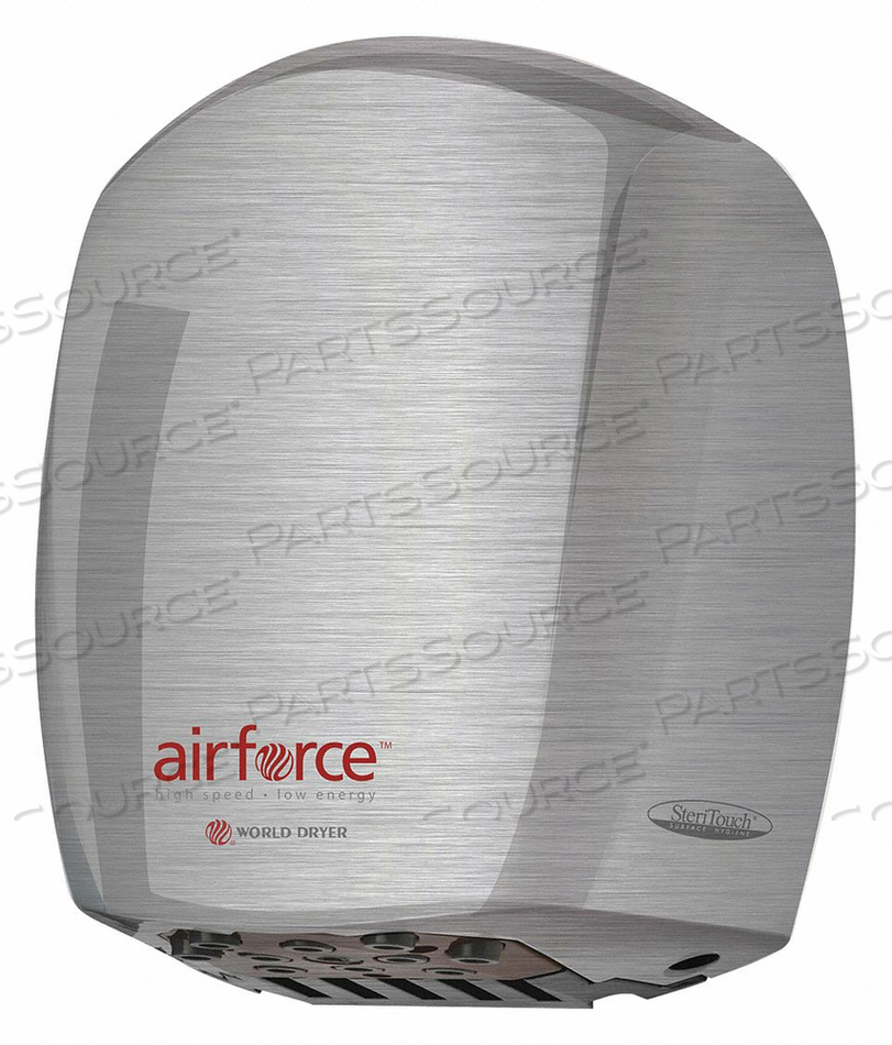 HAND DRYER ALUM COVER SILVER AUTOMATIC by World Dryer HAND DRYER ALUM COVER SILVER AUTOMATIC by World Dryer
