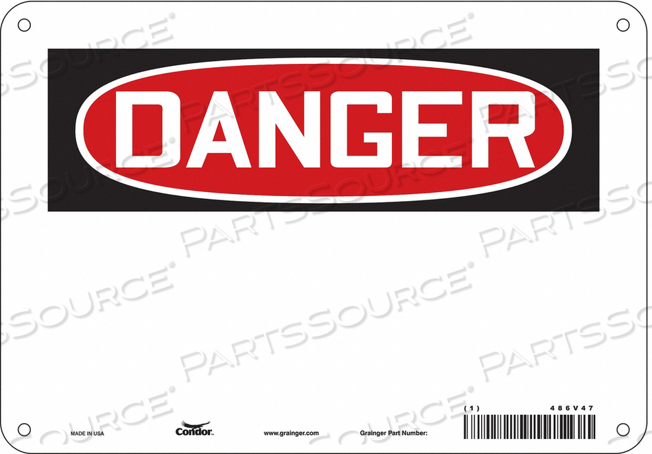 SAFETY SIGN, VERTICAL RECTANGLE, NUMBER OF PRINTED SIDES 1, ENGLISH, SIGN FORMAT TRADITIONAL OSHA, SIGN LEGEND WHITE, SIGN LEGEND BACKGROUND by Condor SAFETY SIGN, VERTICAL RECTANGLE, NUMBER OF PRINTED SIDES 1, ENGLISH, SIGN FORMAT TRADITIONAL OSHA, SIGN LEGEND WHITE, SIGN LEGEND BACKGROUND by Condor