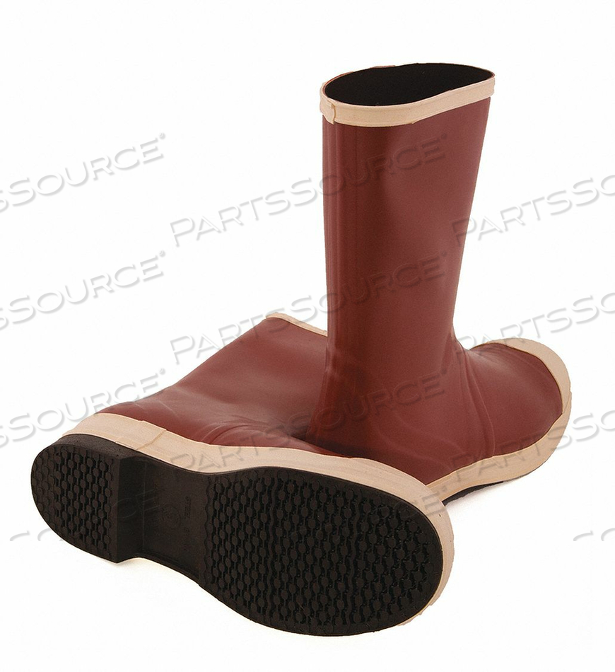 RUBBER BOOT MEN'S 6 MID-CALF RED PR by Tingley Rubber
