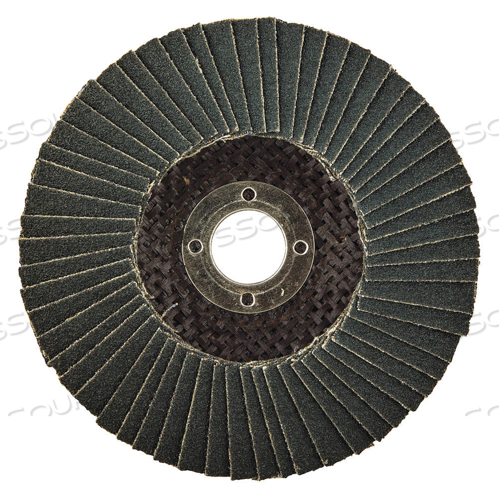 FLAP DISC, TYPE 29, 4 IN X 5/8 IN, ZIRCONIA ALUMINA, 60 GRIT, FIBERGLASS BK, XC1176 by Approved Vendor FLAP DISC, TYPE 29, 4 IN X 5/8 IN, ZIRCONIA ALUMINA, 60 GRIT, FIBERGLASS BK, XC1176 by Approved Vendor