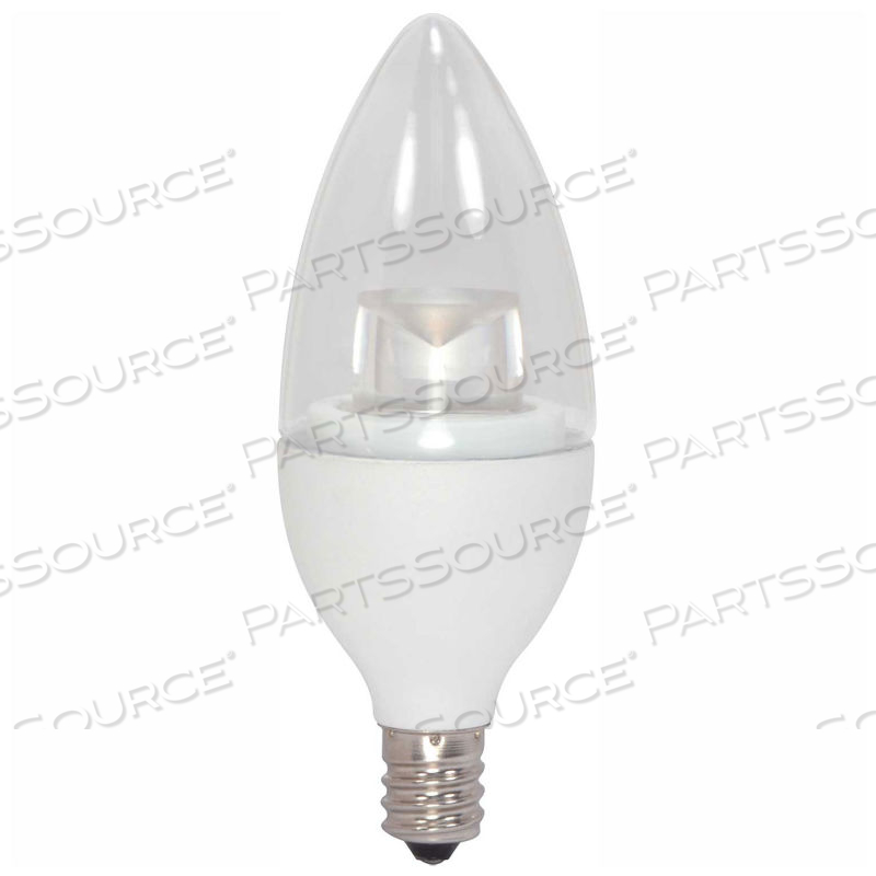 4.5W TORPEDO LED CANDELABRA BASE 2700K by Satco