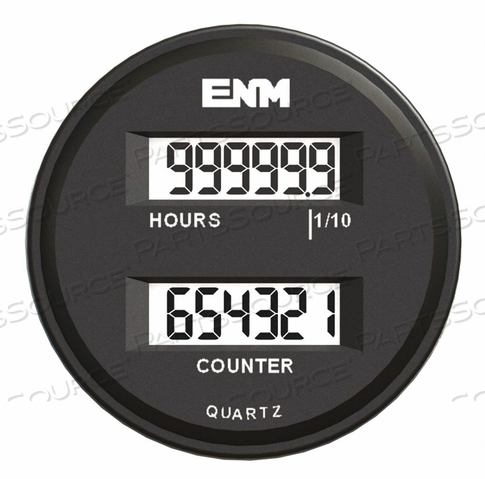 HOUR METER/ COUNTER 6 DIGITS LCD by ENM