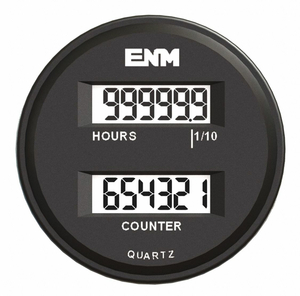 HOUR METER/ COUNTER 6 DIGITS LCD by ENM