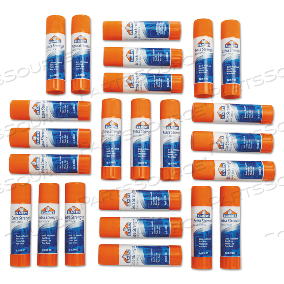 EXTRA-STRENGTH OFFICE GLUE STICK, 0.28 OZ, DRIES CLEAR by Elmers EXTRA-STRENGTH OFFICE GLUE STICK, 0.28 OZ, DRIES CLEAR by Elmers