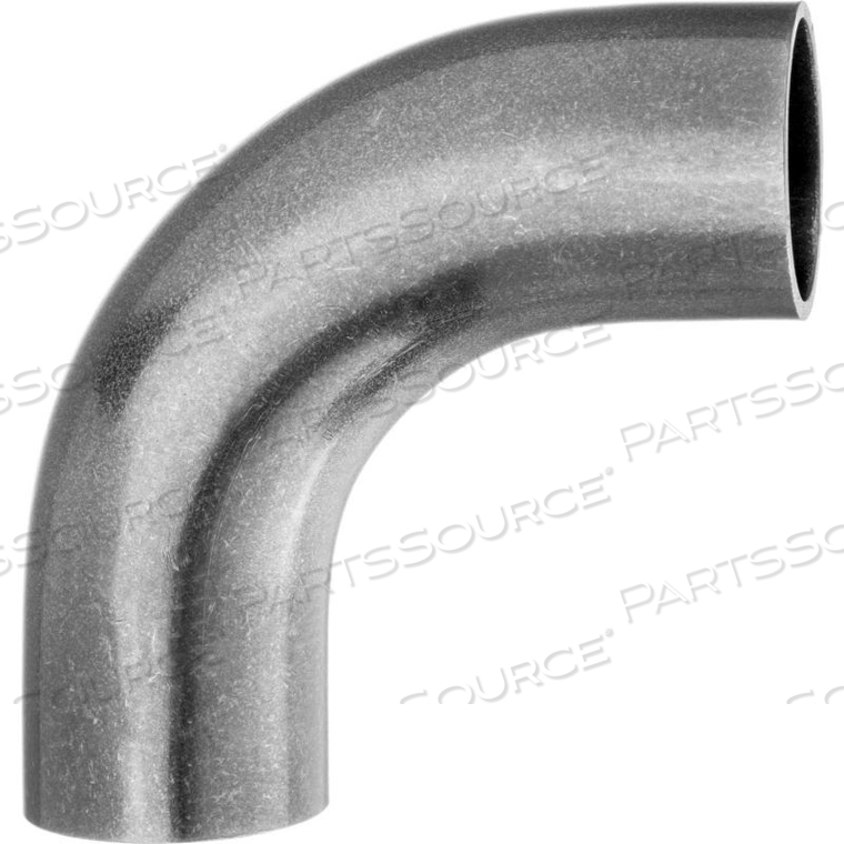 304 STAINLESS STEEL UNPOLISHED 90 DEGREE ELBOW FOR BUTT WELD FITTINGS - FOR 1-1/2" TUBE OD 