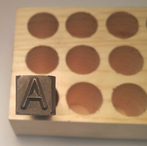 HAND STAMP 3 SHANK L STEEL by Young Bros. Stamp Works, Inc.