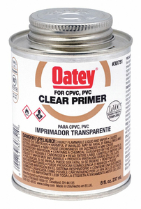 PVC PRIMER CLEAR 8 OZ. by Oatey PVC PRIMER CLEAR 8 OZ. by Oatey