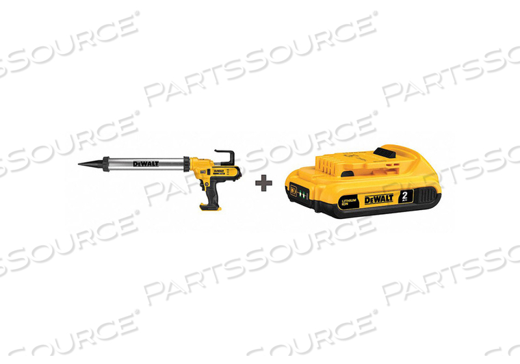 CORDLESS CAULK GUN KIT 20.0V 5.0AH by DeWalt