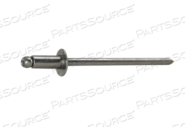 POP RIVET, STAINLESS STEEL, 0.125 X 0.265 X 0.031 TO 0.125 IN by Midmark Corp.