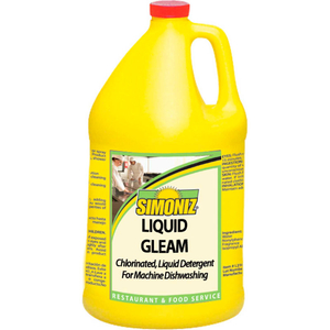 AUTOMATIC GLEAM CHLORINATED DETERGENT LIQUID, UNSCENTED, GALLON BOTTLE, 4 BT by Simoniz USA