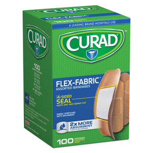 FLEX FABRIC BANDAGES, ASSORTED SIZES by Curad FLEX FABRIC BANDAGES, ASSORTED SIZES by Curad
