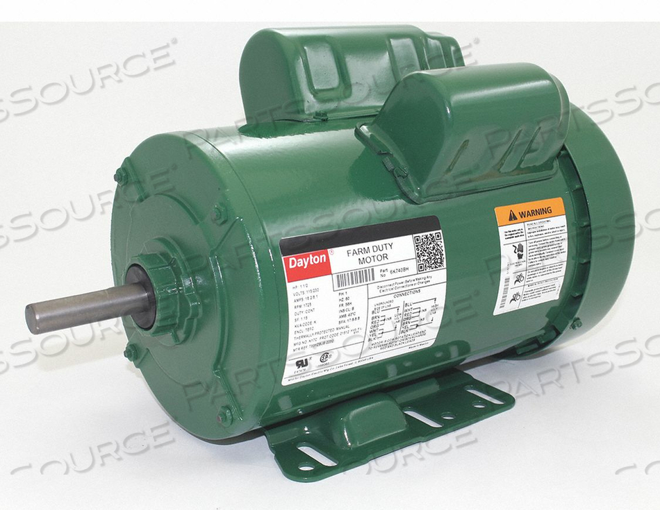 FARM DUTY MOTOR CAPACITOR START 1725RPM by DAYTON ELECTRIC MANUFACTURING CO FARM DUTY MOTOR CAPACITOR START 1725RPM by DAYTON ELECTRIC MANUFACTURING CO