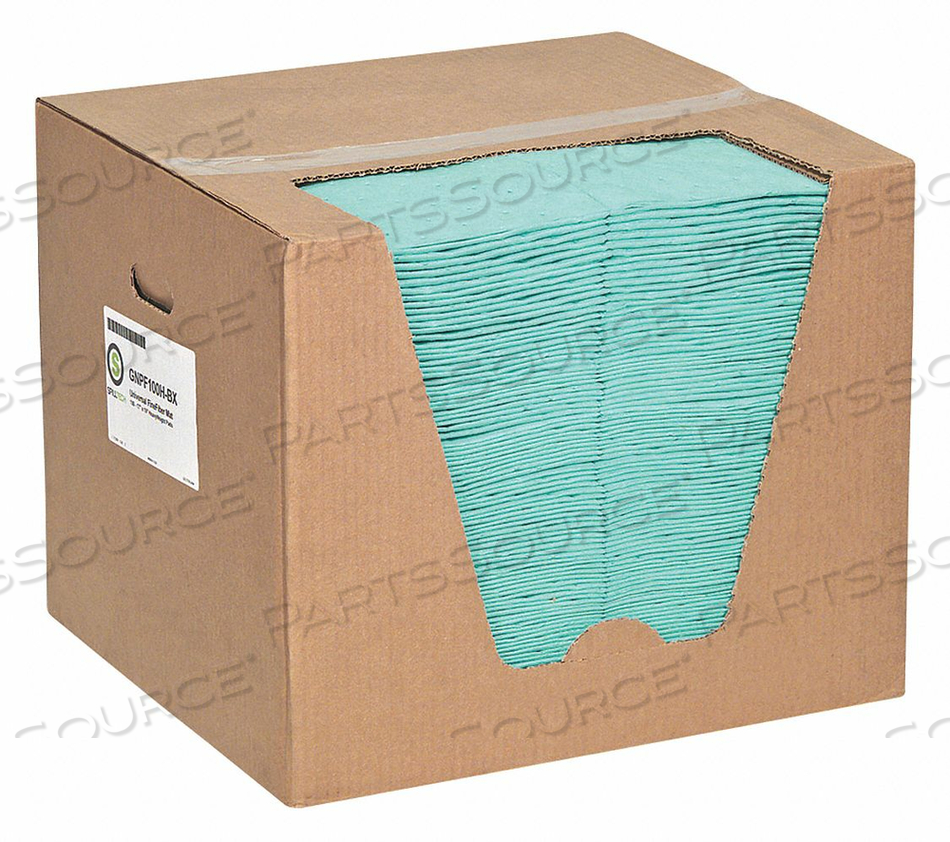 ABSORBENT PAD UNIVERSAL 150 FT L PK100 by SpillTech ABSORBENT PAD UNIVERSAL 150 FT L PK100 by SpillTech