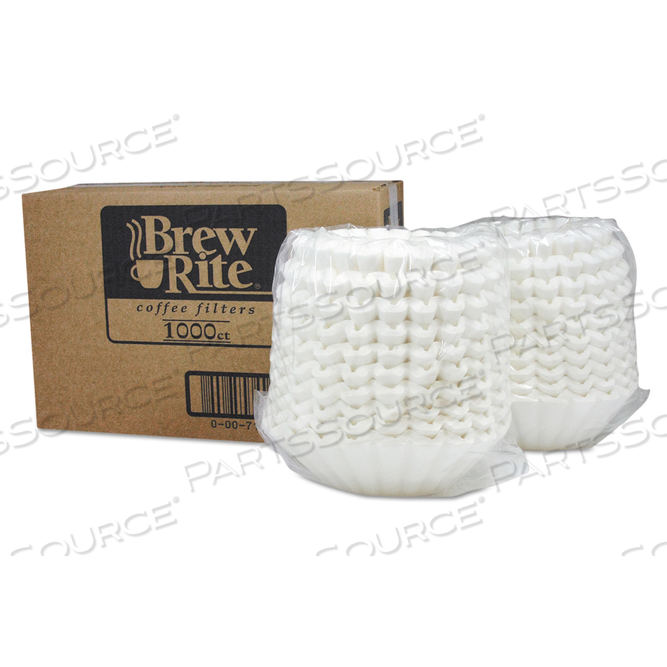 BASKET FILTERS FOR RETAIL AND COMMERCIAL COFFEEMAKERS, 8-10 CUP SIZE, 1,000/CARTON 