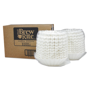 BASKET FILTERS FOR RETAIL AND COMMERCIAL COFFEEMAKERS, 8-10 CUP SIZE, 1,000/CARTON by Brew Rite