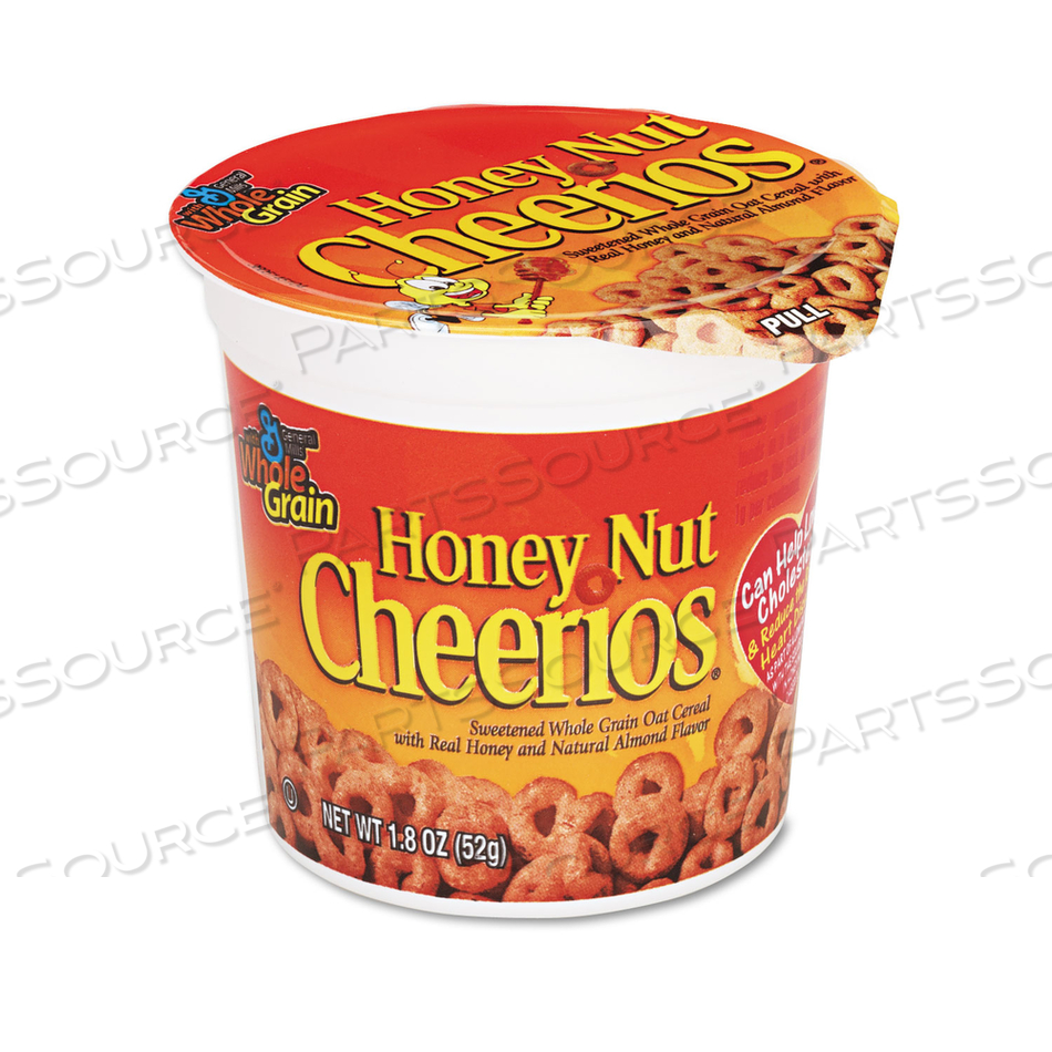 HONEY NUT CHEERIOS CEREAL, SINGLE-SERVE 1.8 OZ CUP by General Mills