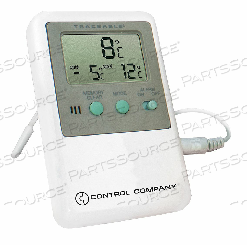 MONITORING DIGITAL THERMOMETER, -58 TO 158 DEG F, -58 TO 158 DEG F, 2-3/4 IN X 4-1/4 IN X 3/4 IN by Cole-Parmer Instrument Company