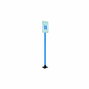 X-TUBE 78" SIGN POST, BLUE by Pexco LLC