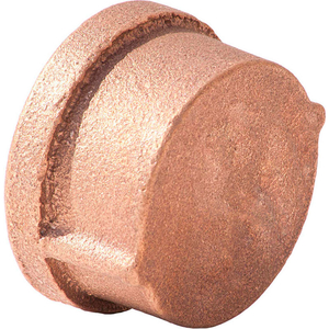 1/2 IN. LEAD FREE BRASS CAP - FNPT - 125 PSI - IMPORT by Merit Brass Company