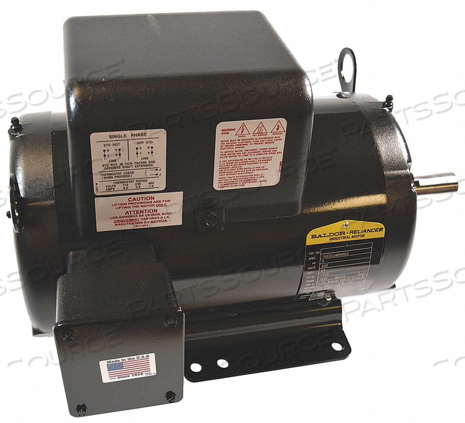 MOTOR 5 HP 208-230V 1-PHASE 1750 RPM by Chicago Pneumatic