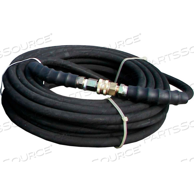3/8" X 50' 4000PSI HOT/COLD WATER PRESSURE WASHER HOSE W/ M&F QUICK CONNECTS by Be Pressure Washer Supply Inc. 3/8" X 50' 4000PSI HOT/COLD WATER PRESSURE WASHER HOSE W/ M&F QUICK CONNECTS by Be Pressure Washer Supply Inc.