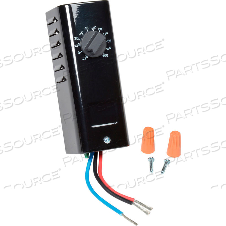 LINE VOLTAGE THERMOSTAT INDUSTRIAL SERIES SPDT HEAT OR COOL WIRE LEADS by TPI Corporation LINE VOLTAGE THERMOSTAT INDUSTRIAL SERIES SPDT HEAT OR COOL WIRE LEADS by TPI Corporation