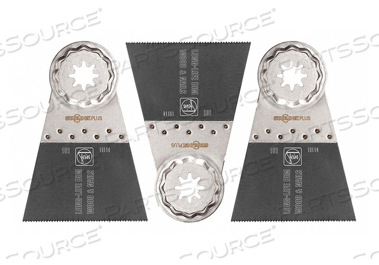 OSCILLATING SAW BLADES 2-9/16IN PK3 by Fein