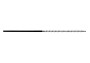 0.11" 31" L RIGID STAINLESS STEEL ANTIMICROBIAL NYLON BRISTLE LOOP END CHANNEL CLEANING BRUSH by Key Surgical