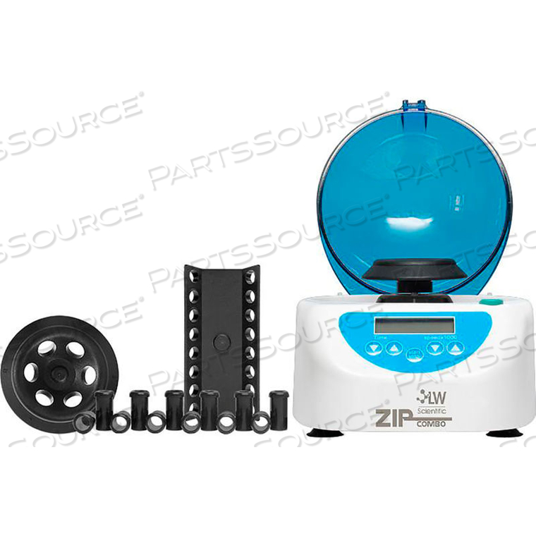 ZIPCOMBO CENTRIFUGE WITH 6-PLACE MICROTUBE ROTOR & PCR ROTOR by LW Scientific ZIPCOMBO CENTRIFUGE WITH 6-PLACE MICROTUBE ROTOR & PCR ROTOR by LW Scientific
