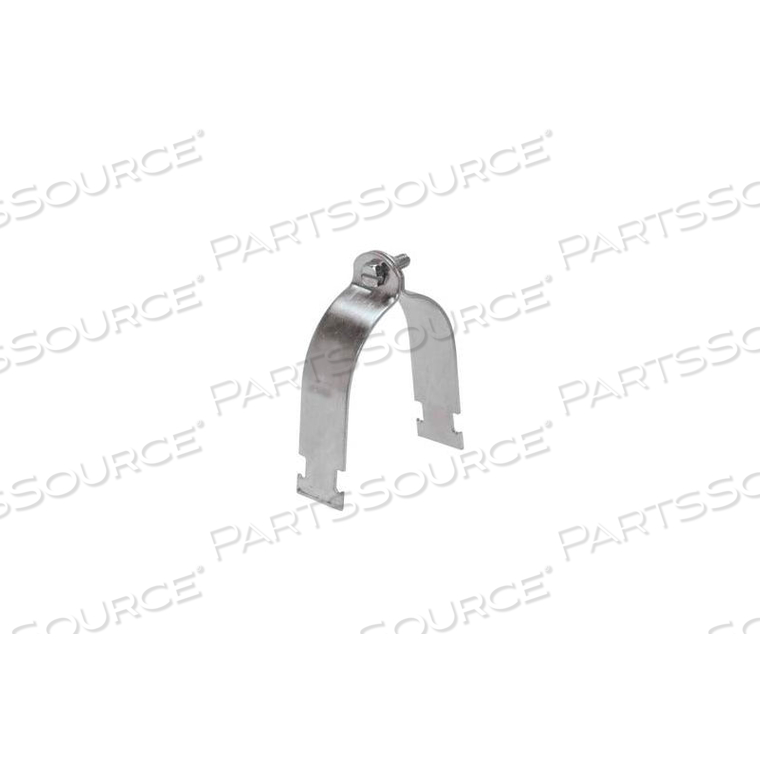 1-5/8" RIGID STEEL CONDUIT CLAMP P1113EG, ELECTRO-GALVANIZED, 1" 