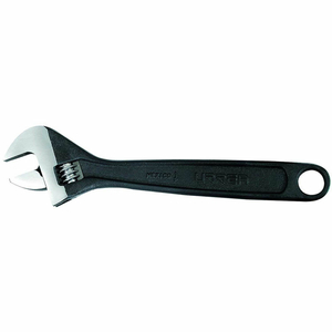 ADJUSTABLE WRENCH, 8" LONG, 1" MAX OPENING, BLACK FINISH by Urrea Professional Tools