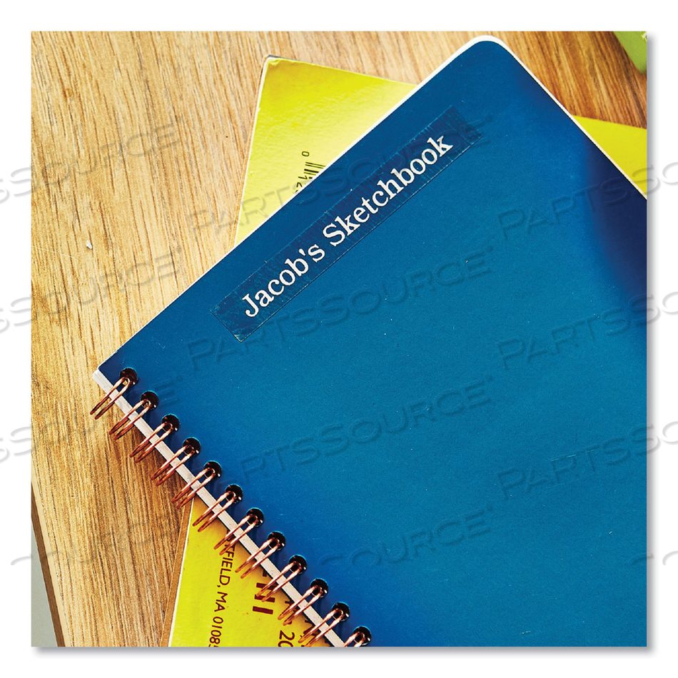 TZE LAMINATED REMOVABLE LABEL TAPES, 0.47" X 26.2 FT, WHITE ON BLUE by Brother