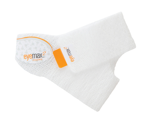 EYE MASK, PREEMIE, YELLOW, WHITE, NON WOVEN FABRIC, 10.4 TO 12.6 IN HEAD by Maxtec