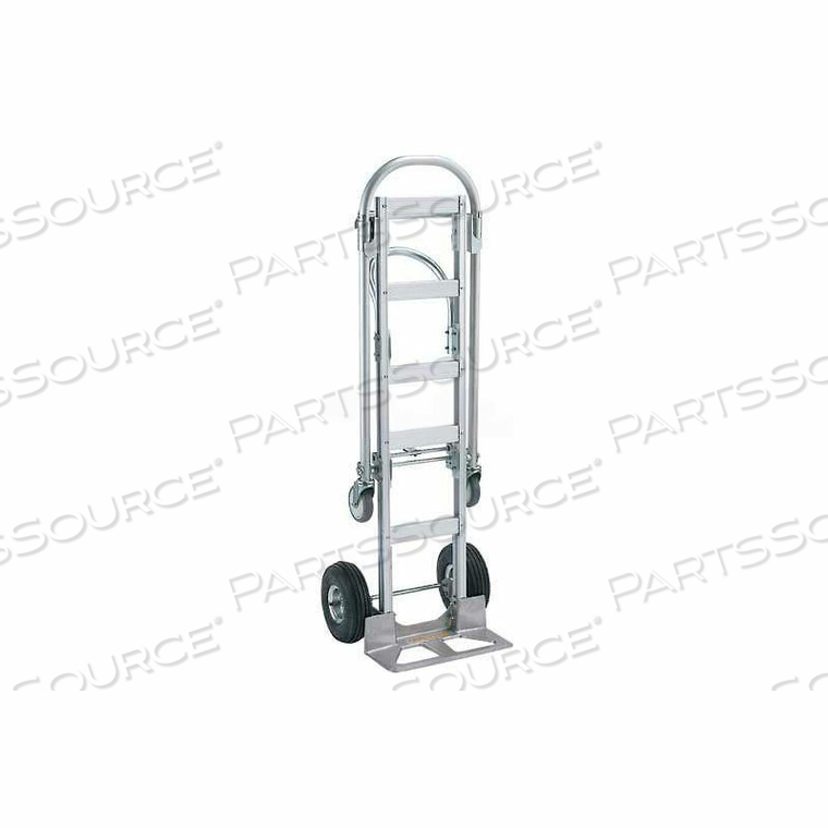 220001 Wesco SPARTAN SR. ALUMINUM 2IN1 HAND TRUCK PNEUMATIC WHEELS