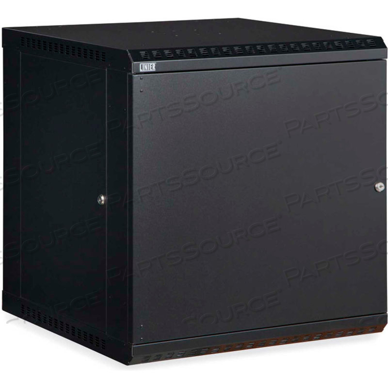 12U LINIER FIXED WALL MOUNT CABINET - SOLID DOOR by Kendall Howard LLC 12U LINIER FIXED WALL MOUNT CABINET - SOLID DOOR by Kendall Howard LLC