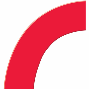 FLOOR MARKING SHAPE, 6"X6" 45 CORNER, RED by Accuform Manufacturing, Inc. FLOOR MARKING SHAPE, 6"X6" 45 CORNER, RED by Accuform Manufacturing, Inc.