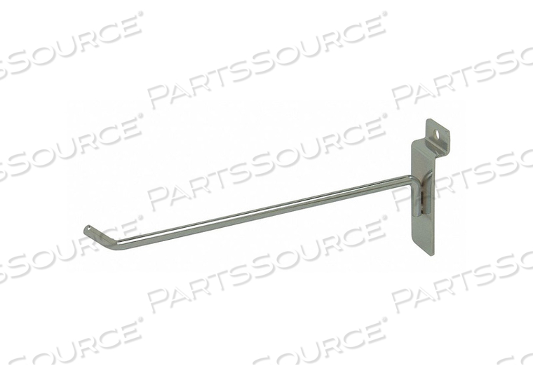 HOOK 8 D 1/4 W 1/4 H STEEL SILVER PK96 by Econoco HOOK 8 D 1/4 W 1/4 H STEEL SILVER PK96 by Econoco