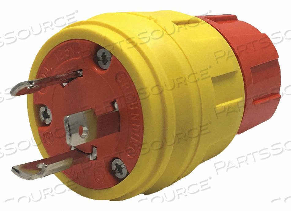 PLUG INDUSTRIAL 125VAC 30A L5-30P 2P 3W by Ericson Manufacturing Co.