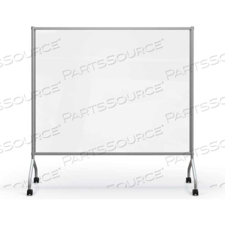 ACRYLIC MOBILE DIVIDER - 71.7"W X 71.8"H - CLEAR by Balt