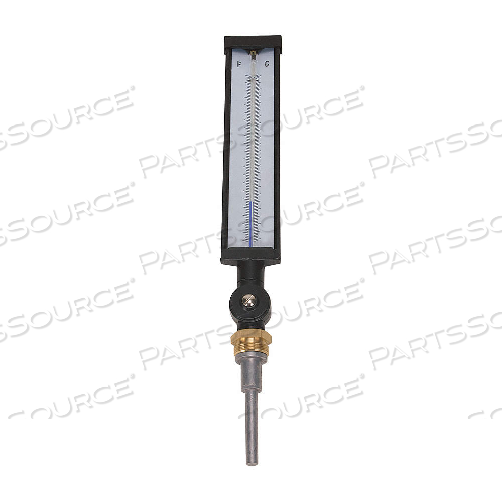 INDUSTRIAL GLASS THERMOMETER, INDUSTRIAL GLASS THERMOMETER, 9 IN SCALE LG, 1 1/4"-18 MALE UNEF by Approved Vendor INDUSTRIAL GLASS THERMOMETER, INDUSTRIAL GLASS THERMOMETER, 9 IN SCALE LG, 1 1/4"-18 MALE UNEF by Approved Vendor