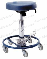 STOOL, SURGEON'S, HYDRAULIC, FOOT OPERATED, WITH 16" ROUND SEAT AND STANDARD BACKREST, STEEL by Pedigo Products, Inc.