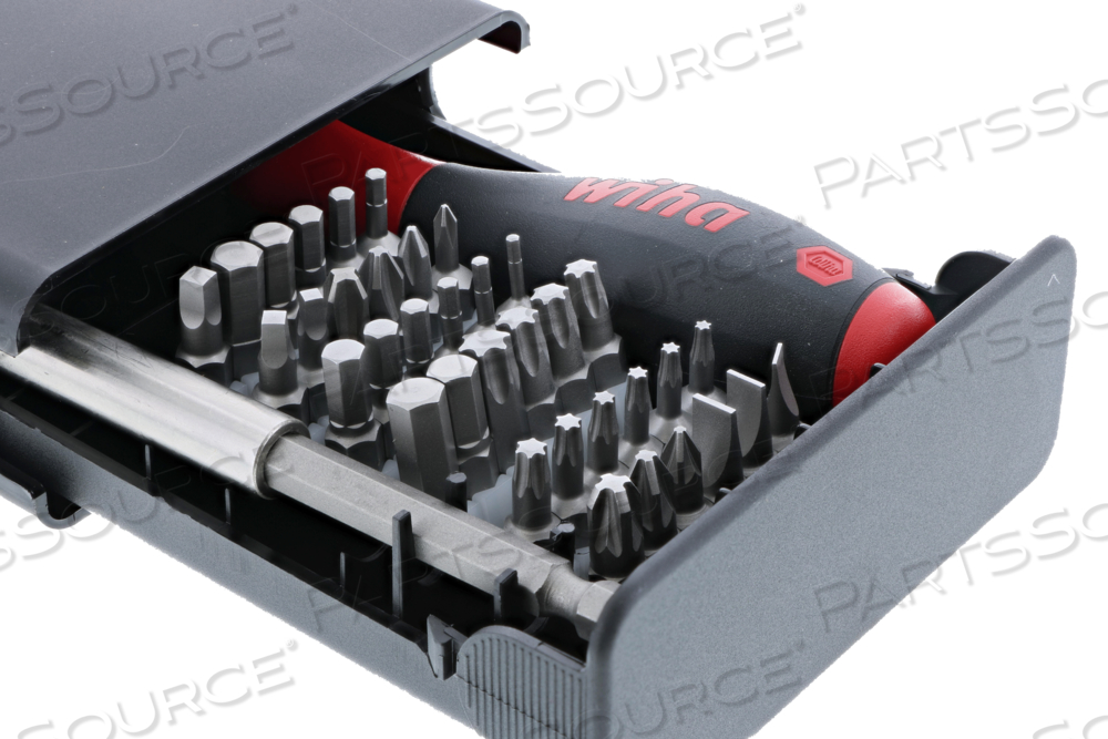 38 PIECE BITS COLLECTOR BIT AND MAGNETIC BIT HOLDER SET by Wiha Tools 38 PIECE BITS COLLECTOR BIT AND MAGNETIC BIT HOLDER SET by Wiha Tools
