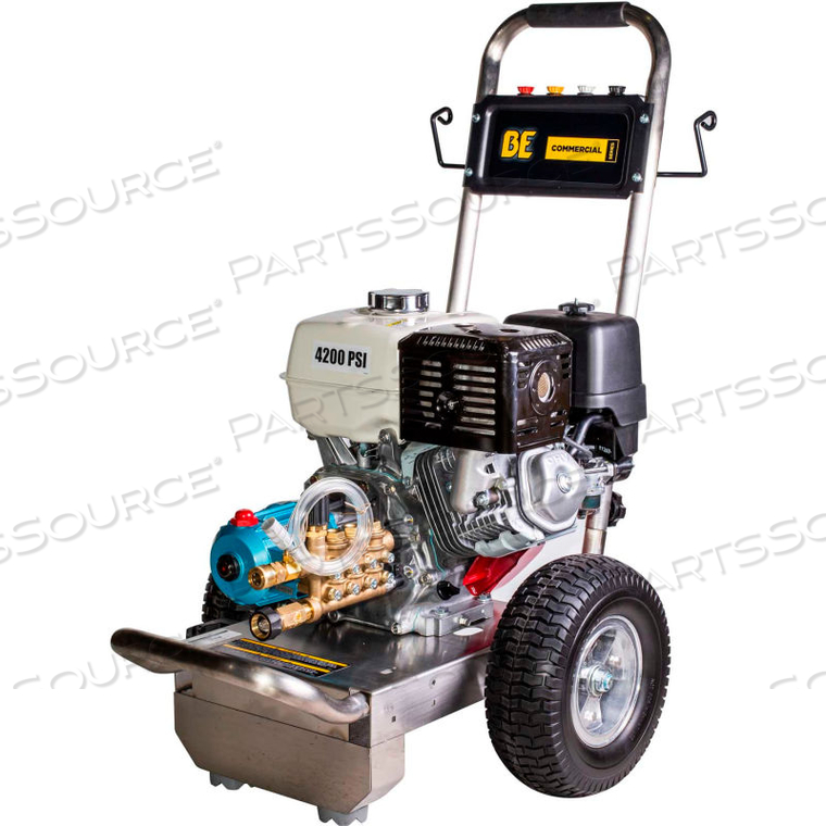 4000PSI 13HP 4.0GPM GAS PRESSURE WASHER W/HONDA GX390 ENGINE & CAT PUMP by Be Pressure Washer Supply Inc. 4000PSI 13HP 4.0GPM GAS PRESSURE WASHER W/HONDA GX390 ENGINE & CAT PUMP by Be Pressure Washer Supply Inc.